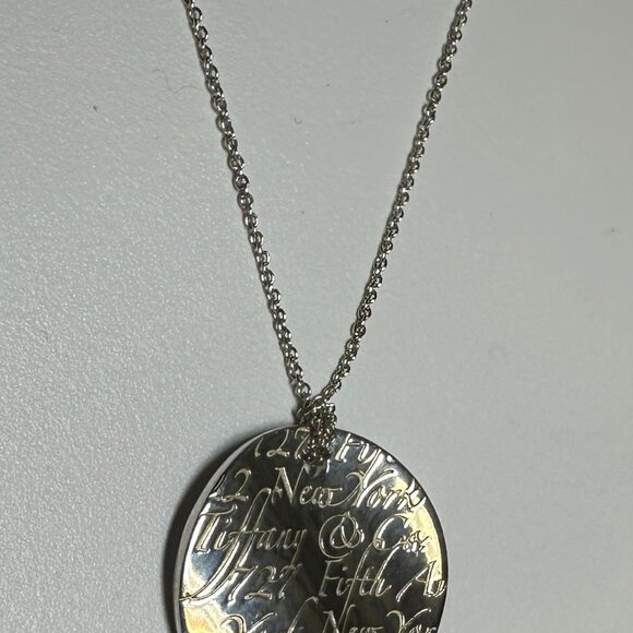 925 Sterling Silver 16" Tiffany & Co. Authentic Notes Collection Necklace - Picture 5 of 11